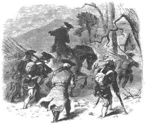 Washington and army at Gulph Mills